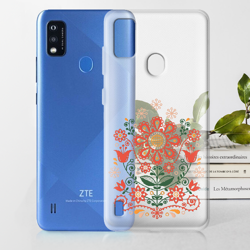 Чехол BoxFace ZTE Blade A51 Ukrainian Ornament