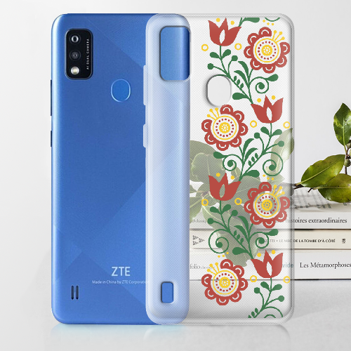 Чехол BoxFace ZTE Blade A51 Ethno Flower