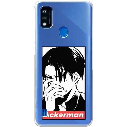 Чехол BoxFace ZTE Blade A51 Attack On Titan - Ackerman