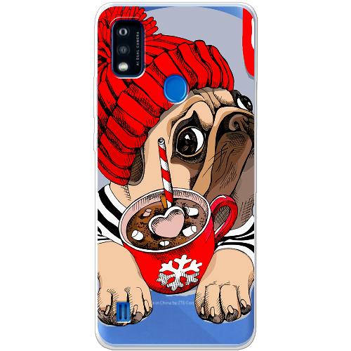 Чехол BoxFace ZTE Blade A51 Winter Puggy