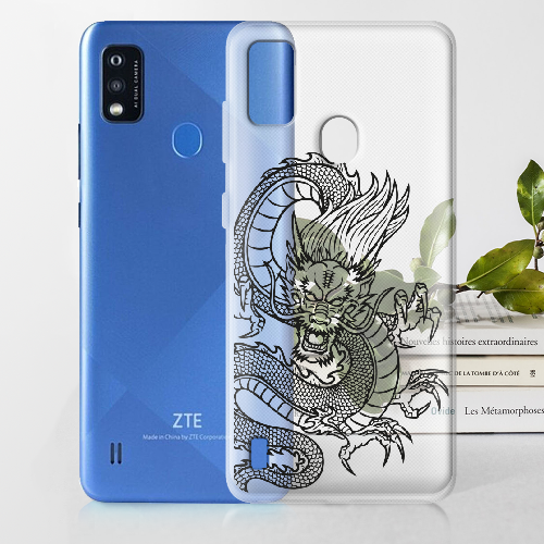 Чехол BoxFace ZTE Blade A51 Китайский Дракон