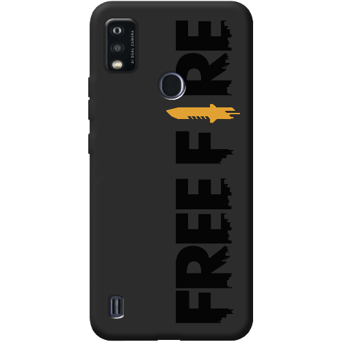 Чехол BoxFace ZTE Blade A51 Черный Free Fire