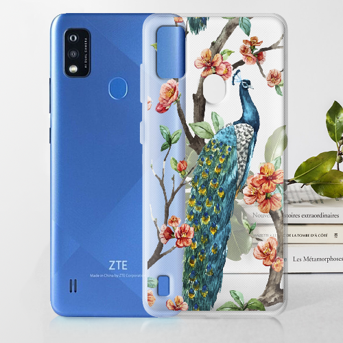 Чехол BoxFace ZTE Blade A51 Noble Peacock