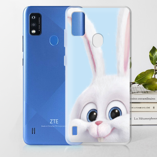 Чехол BoxFace ZTE Blade A51 Кролик Снежок