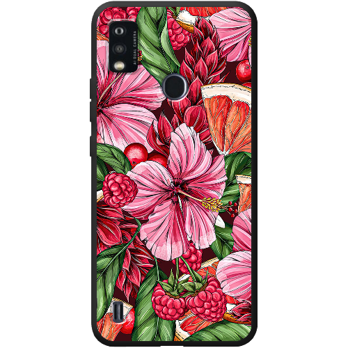 Чехол BoxFace ZTE Blade A51 Tropical Flowers