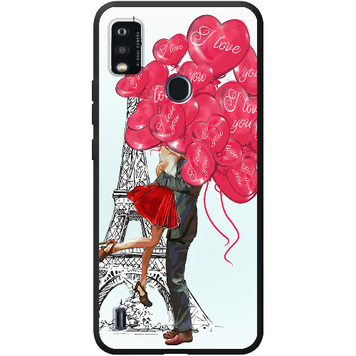 Чехол BoxFace ZTE Blade A51 Love in Paris