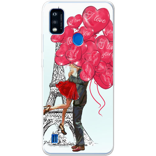 Чехол BoxFace ZTE Blade A51 Love in Paris