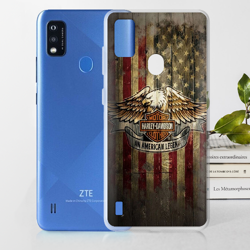 Чехол BoxFace ZTE Blade A51 Harley Davidson An American Legend