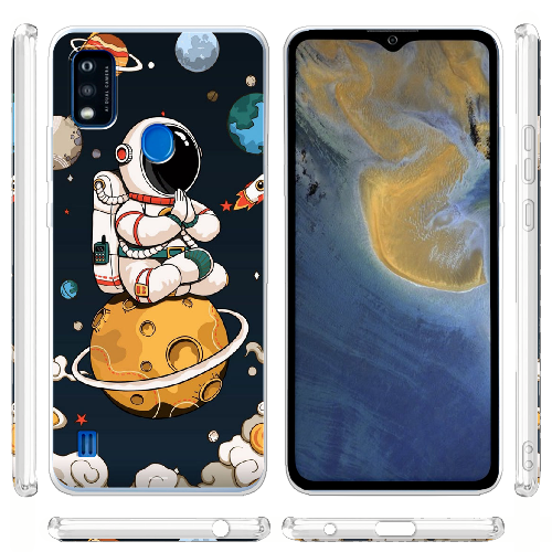 Чехол BoxFace ZTE Blade A51 Astronaut