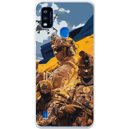 Чехол BoxFace ZTE Blade A51 Воїни ЗСУ