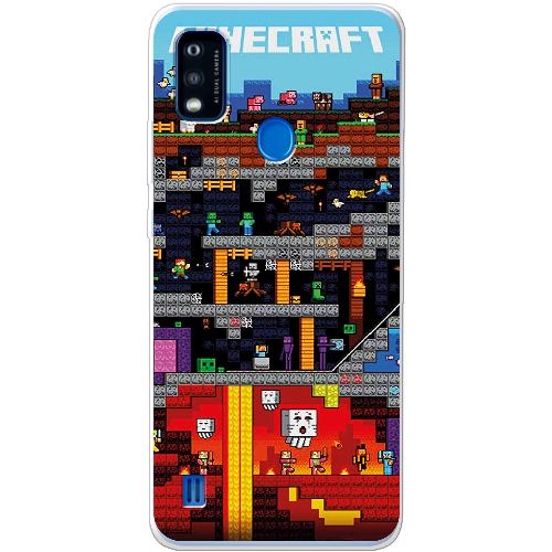 Чехол BoxFace ZTE Blade A51 Minecraft Lode Runner