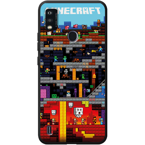 Чехол BoxFace ZTE Blade A51 Minecraft Lode Runner