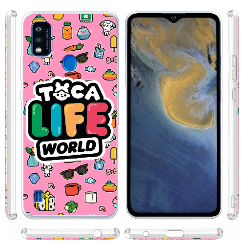 Чехол BoxFace ZTE Blade A51 Toca Boca Life World