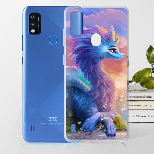 Чехол BoxFace ZTE Blade A51 Дракон Сісу