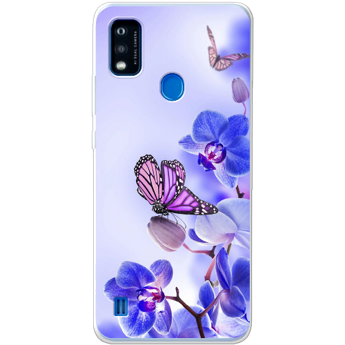 Чехол BoxFace ZTE Blade A51 Orchids and Butterflies