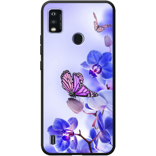 Чехол BoxFace ZTE Blade A51 Orchids and Butterflies