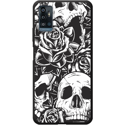 Чехол BoxFace ZTE Blade A71 Skull and Roses