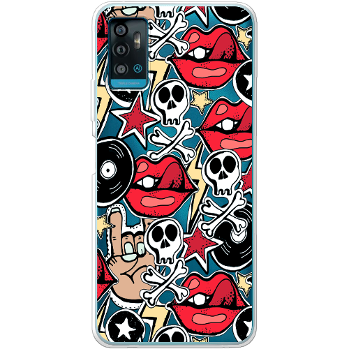 Чехол BoxFace ZTE Blade A71 Rock Graffiti