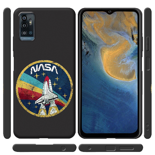 Чехол BoxFace ZTE Blade A71 Space Shuttle NASA