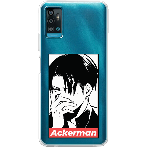 Чехол BoxFace ZTE Blade A71 Attack On Titan - Ackerman