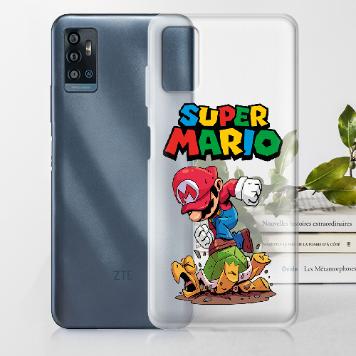 Чехол BoxFace ZTE Blade A71 Super Mario