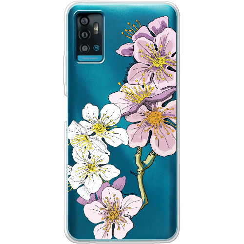 Чехол BoxFace ZTE Blade A71 Cherry Blossom