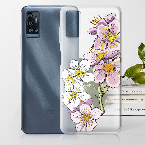 Чехол BoxFace ZTE Blade A71 Cherry Blossom