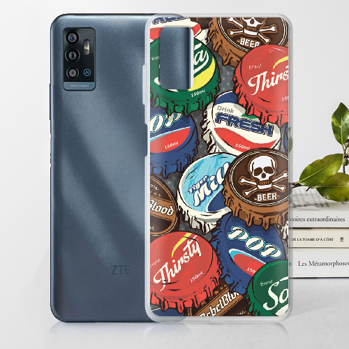 Чехол BoxFace ZTE Blade A71 Drink Lids