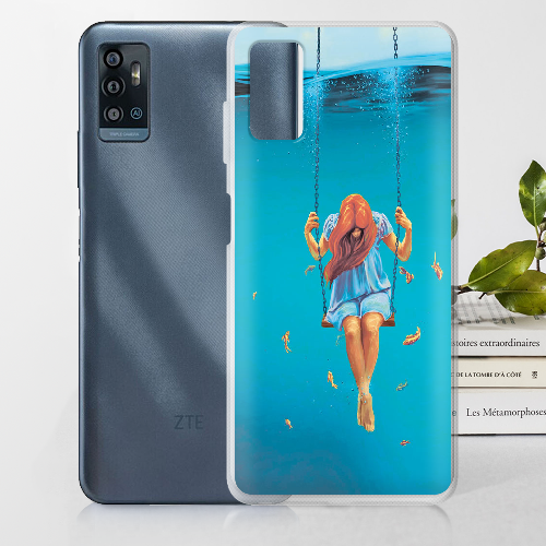 Чехол BoxFace ZTE Blade A71 Girl In The Sea