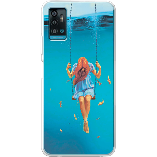 Чехол BoxFace ZTE Blade A71 Girl In The Sea