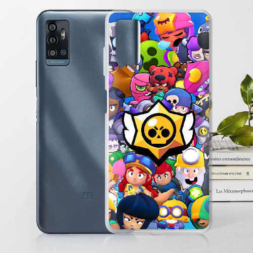 Чехол BoxFace ZTE Blade A71 Brawl Stars