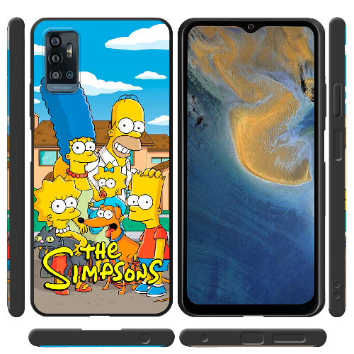 Чехол BoxFace ZTE Blade A71 the simpsons