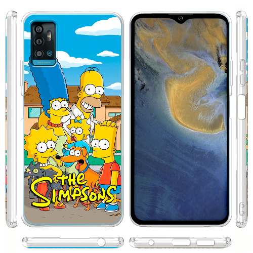 Чехол BoxFace ZTE Blade A71 the simpsons