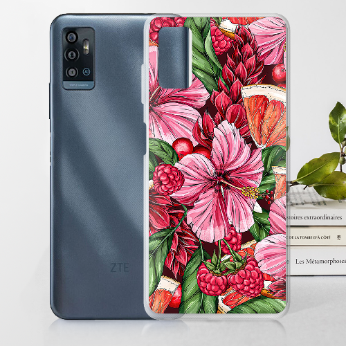 Чехол BoxFace ZTE Blade A71 Tropical Flowers