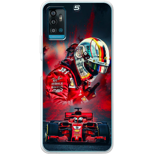 Чехол BoxFace ZTE Blade A71 Racing Car