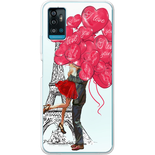 Чехол BoxFace ZTE Blade A71 Love in Paris