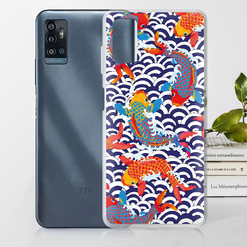 Чехол BoxFace ZTE Blade A71 Koi Fish