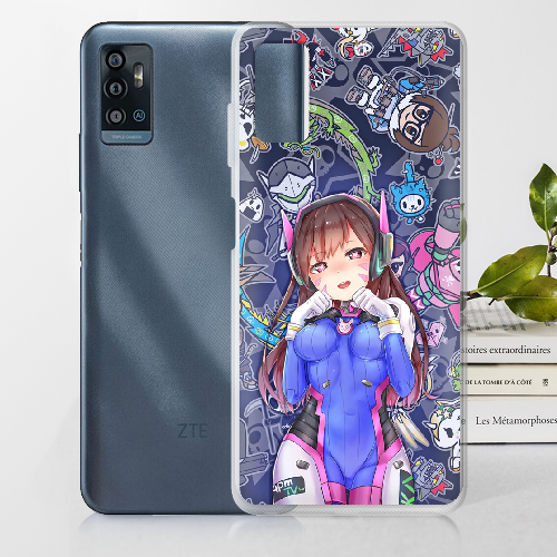 Чехол BoxFace ZTE Blade A71 Overwatch D.VA