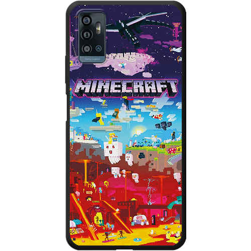 Чехол BoxFace ZTE Blade A71 Minecraft World Beyond