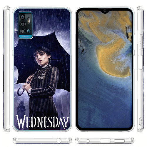 Чехол BoxFace ZTE Blade A71 Wednesday Addams