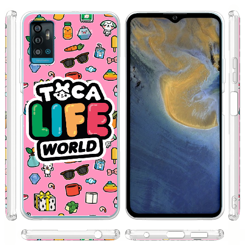 Чехол BoxFace ZTE Blade A71 Toca Boca Life World