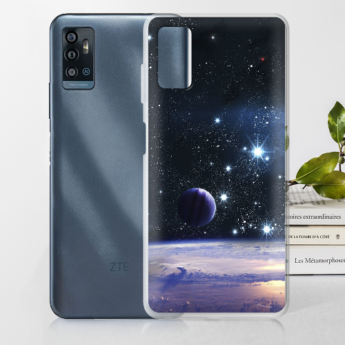 Чехол BoxFace ZTE Blade A71 Space Landscape