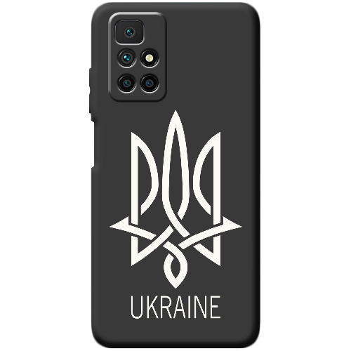 Чехол BoxFace Xiaomi Redmi 10 Тризуб монограмма UKRAINE