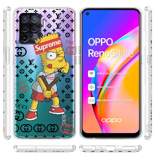 Чехол BoxFace OPPO Reno5 Lite Yellow Fun