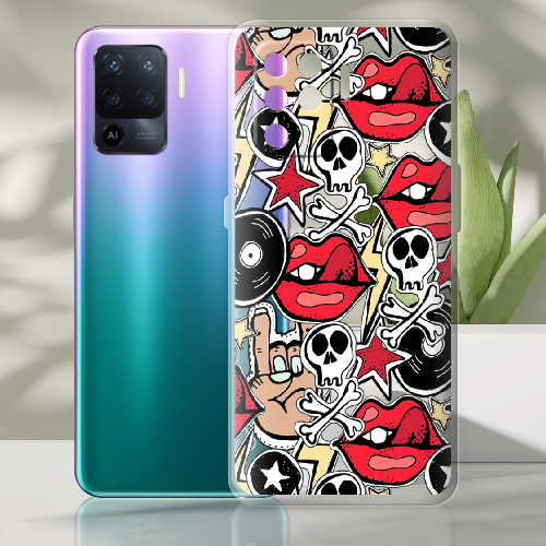 Чехол BoxFace OPPO Reno5 Lite Rock Graffiti