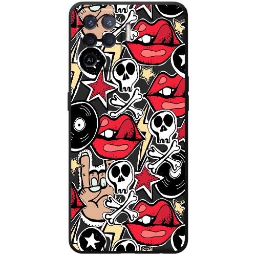 Чехол BoxFace OPPO Reno5 Lite Rock Graffiti