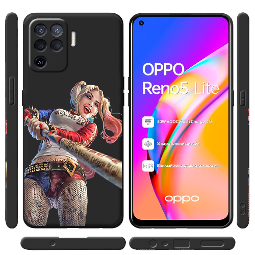 Чехол BoxFace OPPO Reno5 Lite Happy Harley Quinn