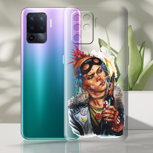 Чехол BoxFace OPPO Reno5 Lite Tanker Girl