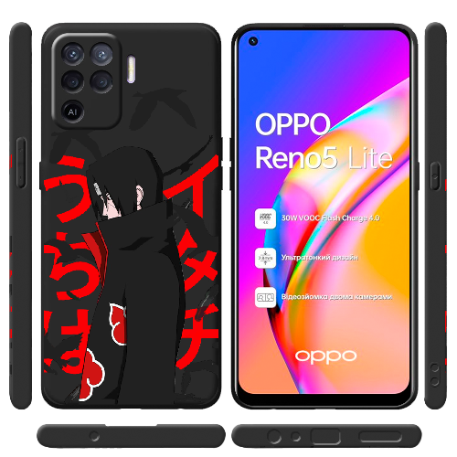 Чехол BoxFace OPPO Reno5 Lite Учиха Итачи с Вороном