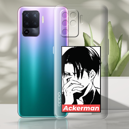 Чехол BoxFace OPPO Reno5 Lite Attack On Titan - Ackerman